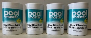 Pool Master Slow Dissolving Multi Chlorine Tablets - 4KG pack - Swimjoy