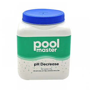 Pool Chemicals: Pool Master pH Decrease 2.5kg
