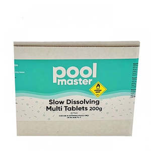 Pool Chemicals: Pool Master Tri-Chlor Multi 200g Tablets - 20pk