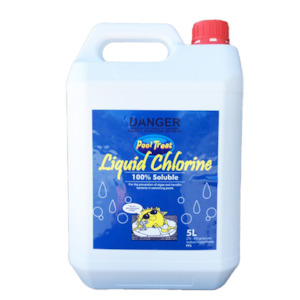 Sanitisers: Liquid Chlorine 5L