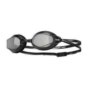 TYR Blackops Swim Goggles: Smoke/Black/Black