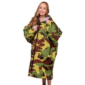 Dryrobe Advance Kids Change Robe, Camo Grey
