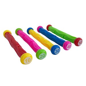 Swimming Pool Toys Inflatables: Aquavision Pool Dive Sticks (5 Pack)