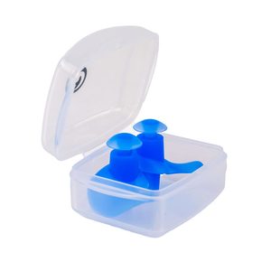 Swimming Aquatics Accessories: Aquavision Spiral Earplugs, Blue