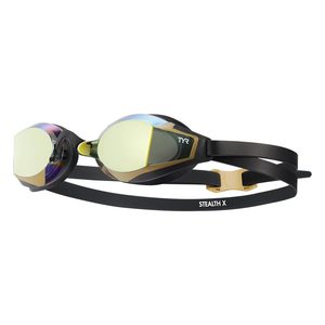 TYR Stealth-X Mirrored Performance Swim Goggles