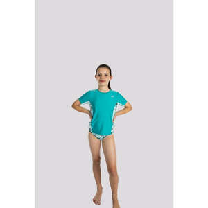 Speedo 1: SHORT SLEEVE SPLICE RASH TOP SPEEDO