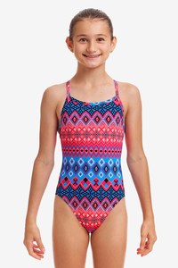Girls One Piece: GIRL'S TINSEL TOWN SINGLE STRAP ONE PIECE