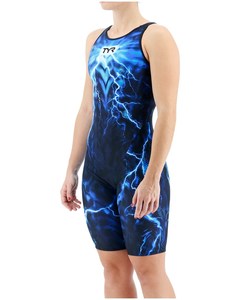 Pool Racing: WOMENS VENZO OBLIVION OPENBACK BLUE PHANTOM TYR