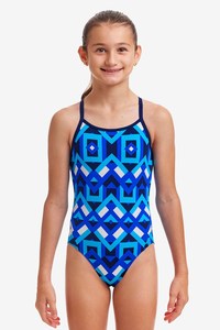 All Girls: GIRL'S GEE A GEO DIAMOND BACK ONE PIECE