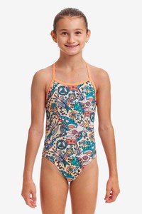 All Girls: GIRL'S FREE LOVE TWISTED ONE PIECE