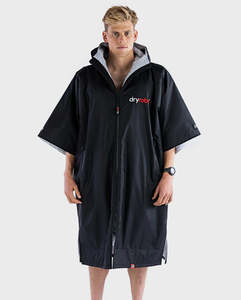Dryrobe Advance Unisex Short Sleeve - Black/Grey