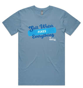 MENS T-SHIRT SALT WATER FIXES EVERYTHING