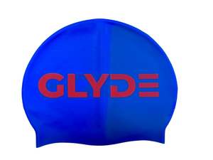 New: GLYDE SILICONE SWIM CAP BLUE