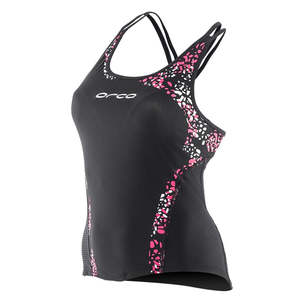 Orca: WOMENS 226 SINGLET 18/19 ORCA - BLACK/PINK