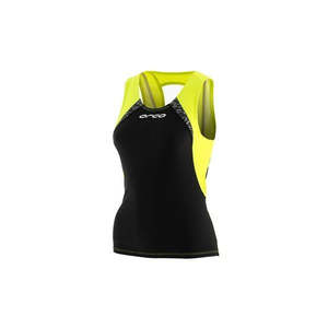 Orca: CORE SUPPORT SINGLET WOMENS 2015 ORCA - BLACK/YELLOW