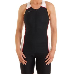 Orca: 226 SUPPORT SINGLET 2012 WOMENS ORCA - BLACK/ WHITE