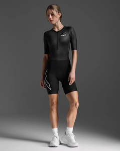 Products: 2XU WOMENS CORE SLEEVED TRISUIT