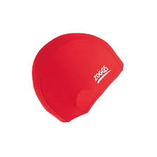 Zoggs Deluxe Stretch Swim Cap - Red