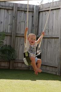 Most Favorite Swings: Sturdy Half Bucket Toddler Swing