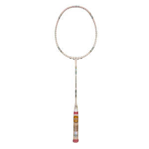 APACS Hyper Power Badminton Racket (Cream/Light Peach Matte)