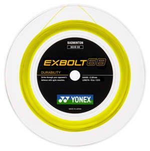 Strings: Yonex Exbolt 68 Badminton String