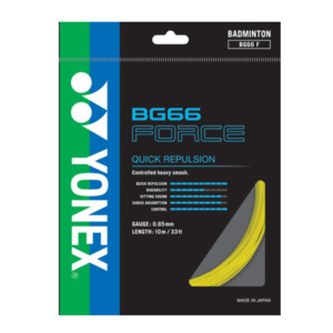 Strings: Yonex BG66 Force Badminton String
