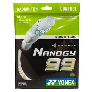 Strings: Yonex Nanogy 99 Badminton String