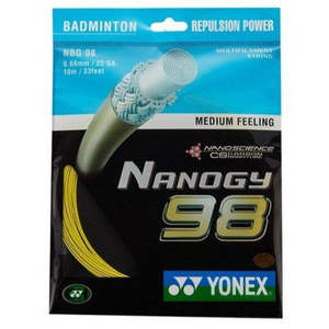 Strings: Yonex Nanogy 98 Badminton String