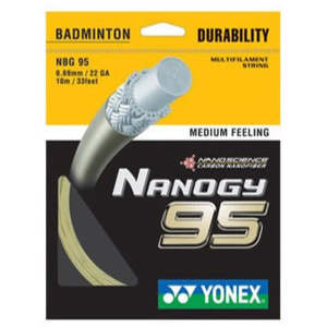 Strings: Yonex Nanogy 95 Badminton String