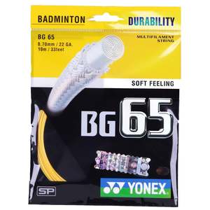 Strings: Yonex BG65 Badminton String