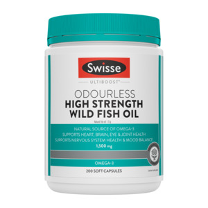 Bones Joints: Odourless High Strength Wild Fish Oil