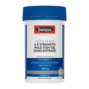 Bones Joints: Odourless 4X Strength Wild Fish Oil Concentrate