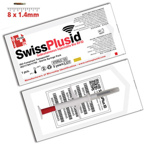 8mm Mini DataChip, Standard Implanter Packs - SwissPlus ID (New Zealand)