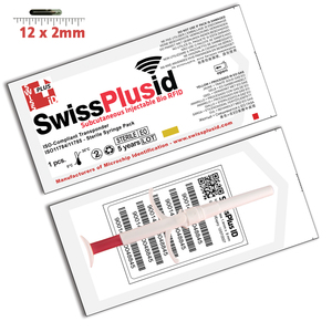 12mm Datachip, Premium Implanter Packs - SwissPlus ID (New Zealand)