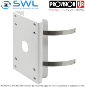 Products: Provision-ISR PR-B50PB: Pole Mount Bracket for Waterproof Junction Boxes SWL