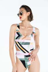 Womens One Piece Swimsuits: The Dunk One Piece Print