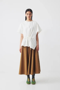 Ricochet - Draper Top - White - Swoon