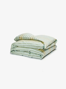 Bonnie & Neil - Blue Green Stripe Duvet Cover - 2 sizes - Swoon