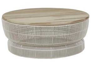 Corsica Float Coffee Table - Chalk - Swoon
