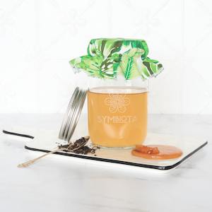 Fermentation Kits: Kombucha Kit (Complete kit- Organic SCOBY, utensils + ingredients!)