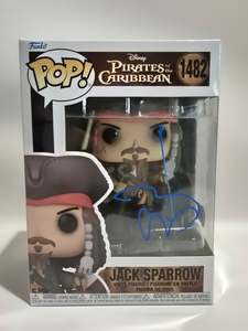 Autographed: Pirates of the Caribbean - Jack Sparrow (1482) AUTOGRAPHED