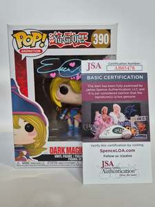 Autographed: Yu-Gi-Oh - Dark Magician Girl (390) AUTOGRAPHED