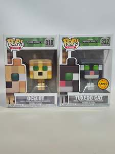 Chase: Minecraft - Ocelot + Tuxedo Cat (318 + 332) CHASE BUNDLE
