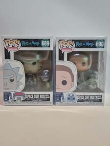 Rick and Morty - Space Suit Rick + Morty with Snake (689 + 690) BUNDLE