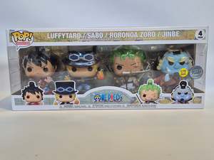 One Piece - Luffytaro/Sabo/Roronoa Zoro/Jinbe (4 Pack)