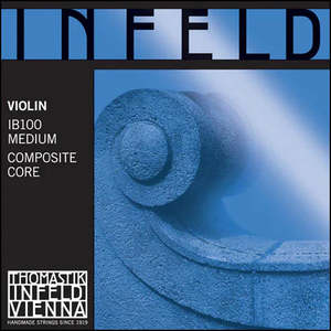 Thomastik Violin Strings: Violin Thomastik-Infeld Blue Strings Set (Medium)