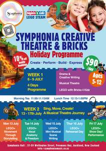 Symphonia Classes: July Holiday - Symphonia Creative Theatre & Bricks