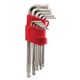 Truper 25pc /Metric Imperial Hex Key Set Ball End 1.27-10mm, 1/16-3/8