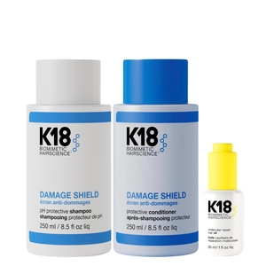 K18 Shield & Shine Bundle (Damage Shampoo, Conditioner, Oil) - Best in Profe&hellip;