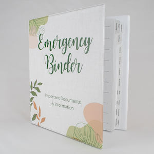 Emergency Binder